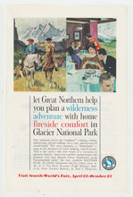 Load image into Gallery viewer, Great Northern Railway - Vintage Ad - (Glacier National Park) - # 1084 - 1960's

