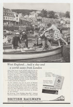 Load image into Gallery viewer, British Railways - Vintage Ad - (West England) - # 1085 - 1960's

