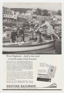 British Railways - Vintage Ad - (West England) - # 1085 - 1960's