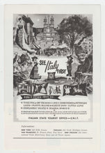 Load image into Gallery viewer, Italian State Tourist Office - Vintage Ad - (See Italy First) - # 1091 - 1960's
