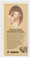 Bremworth Pure Wool - Vintage Ad - (Not All Sheep are Created Equal) - # 1100 - 1980's
