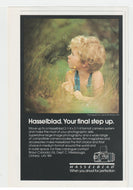 Hasselblad Camera's - Vintage Ad - (Your Final Step) # 1102 - 1980's