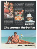Bahamas Tourism - Vintage Ad - (Ahhh... That's Better) - # 1111 - 1980's