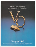 Seagrams V.O. Whisky - Vintage Ad - (8 Year Whisky) - # 1115 - 1980's