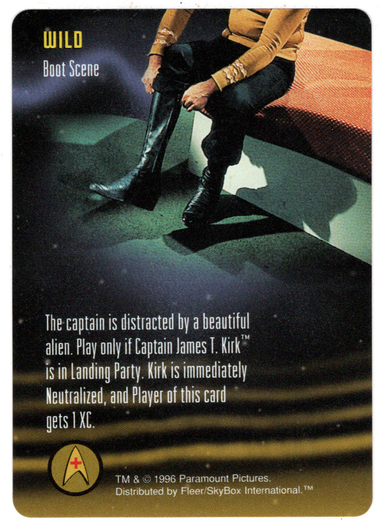 Wild - Boot Scene (Trading Card) - Star Trek The Card Game - 1996 Skybox - Mint