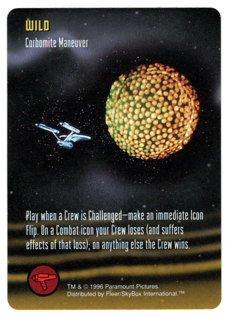 Wild - Corbomite Maneuver (Trading Card) - Star Trek The Card Game - 1996 Skybox - Mint