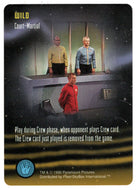Wild - Court-Martial (Trading Card) - Star Trek The Card Game - 1996 Skybox - Mint