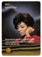 Wild - Report to The Bridge (Trading Card) - Star Trek The Card Game - 1996 Skybox - Mint