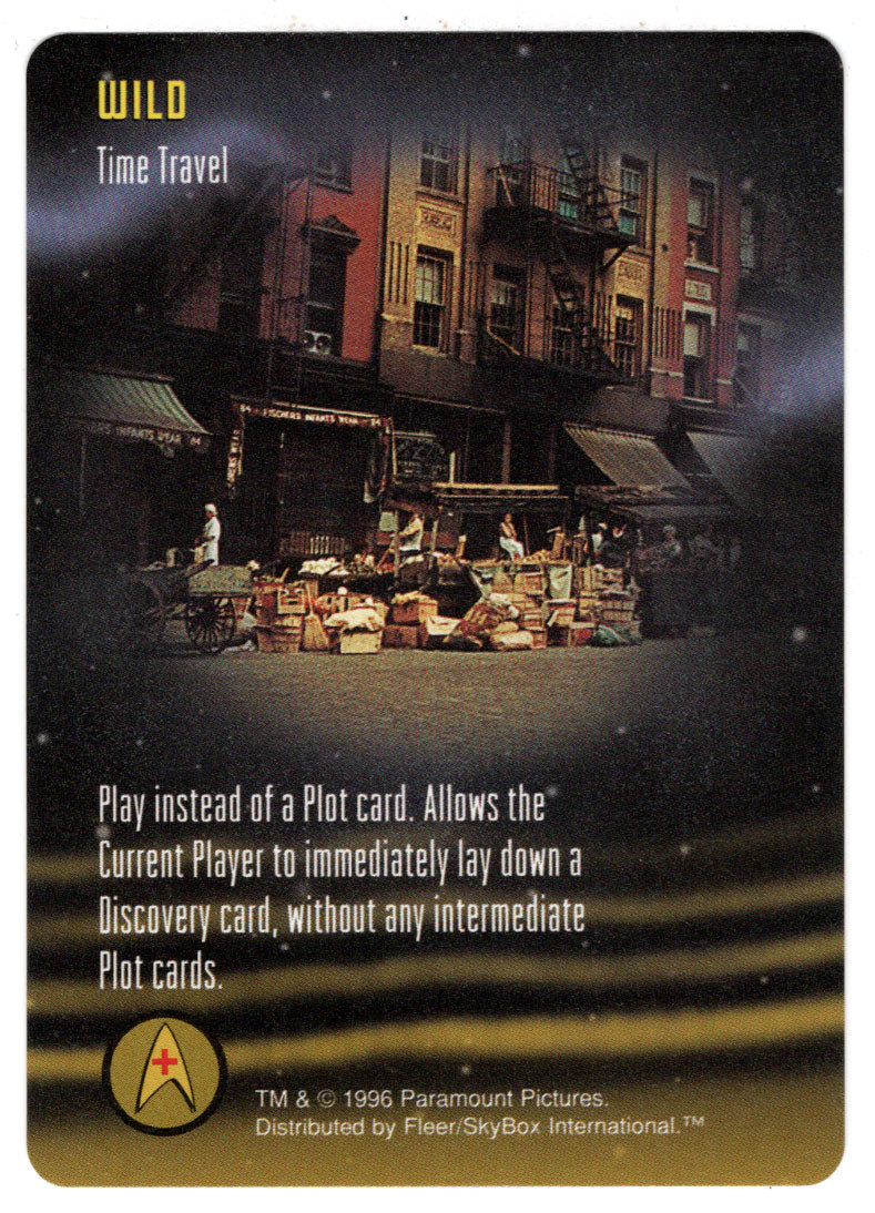 Wild - Time Travel (Trading Card) - Star Trek The Card Game - 1996 Skybox - Mint