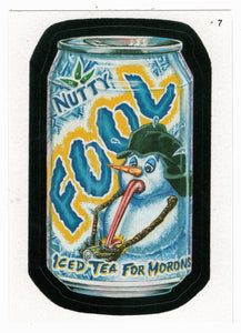 Fool Iced Tea for Morons (Trading Card) Wacky Packages All-New Series 2 Stickers - 2005 Topps # 7 - Mint