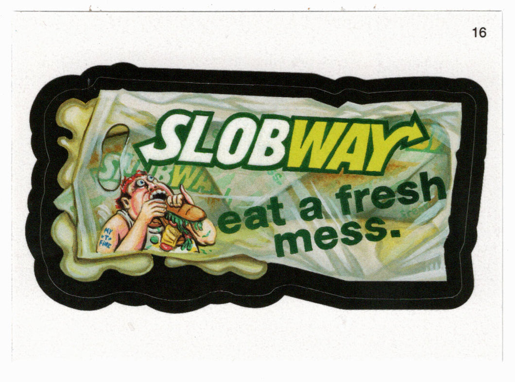 Slobway (Trading Card) Wacky Packages All-New Series 2 Stickers - 2005 Topps # 16 - Mint