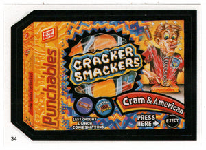 Cracker Smackers Punchables (Trading Card) Wacky Packages All-New Series 2 Stickers - 2005 Topps # 34 - Mint