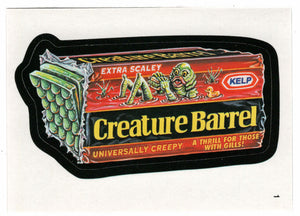 Creature Barrel (Trading Card) Wacky Packages All-New Series 4 Stickers - 2006 Topps # 1 - Mint