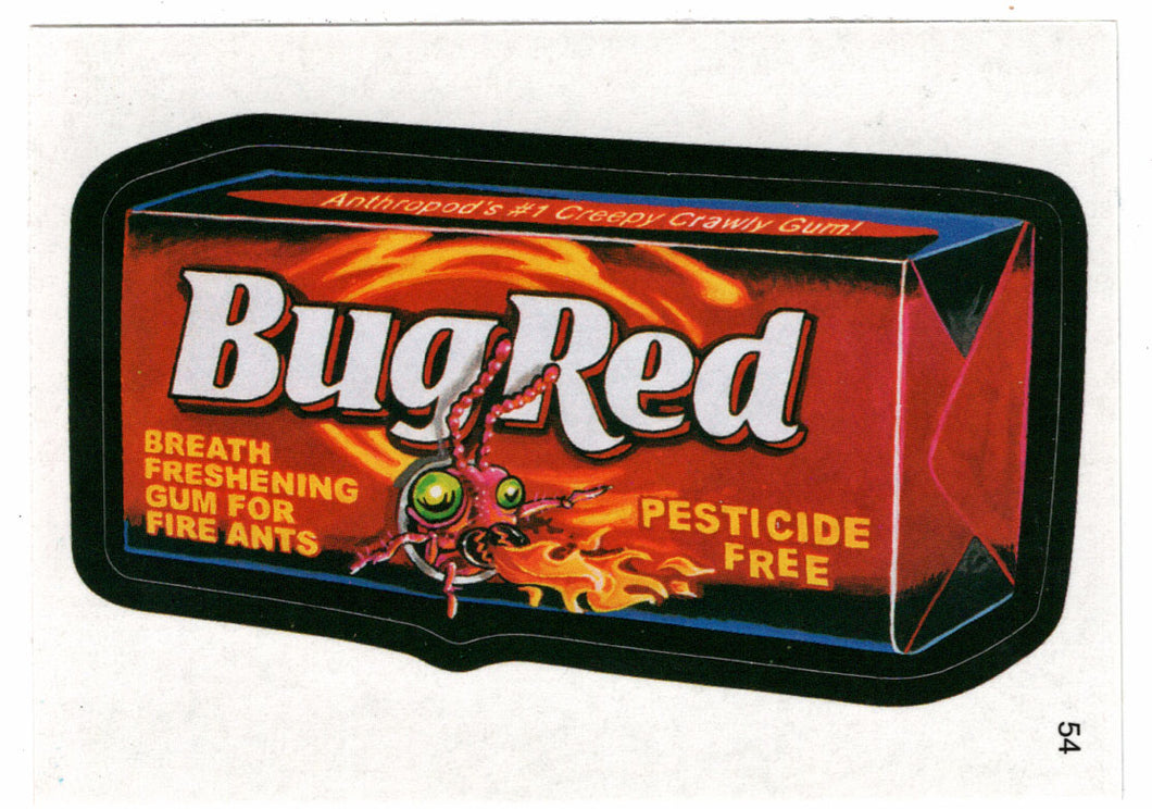 Bug Red (Trading Card) Wacky Packages All-New Series 4 Stickers - 2006 Topps # 54 - Mint