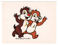 Walt Disney - Chip and Dale (Trading Card - Sticker) Figurine Super Stickers - 1979 Panini - Mint