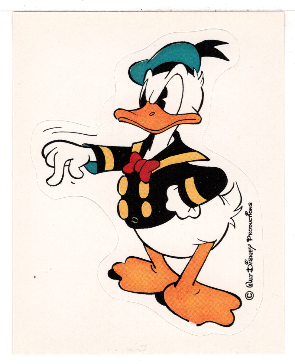 Walt Disney - Donald Duck (Trading Card - Sticker) Figurine Super Stickers - 1979 Panini - Mint