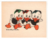 Walt Disney - Huey-Dewey-and-Louie (Trading Card - Sticker) Figurine Super Stickers - 1979 Panini - Mint