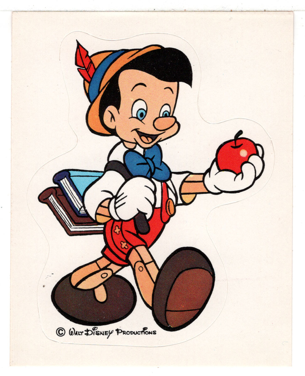 Walt Disney - Pinocchio (Trading Card - Sticker) Figurine Super