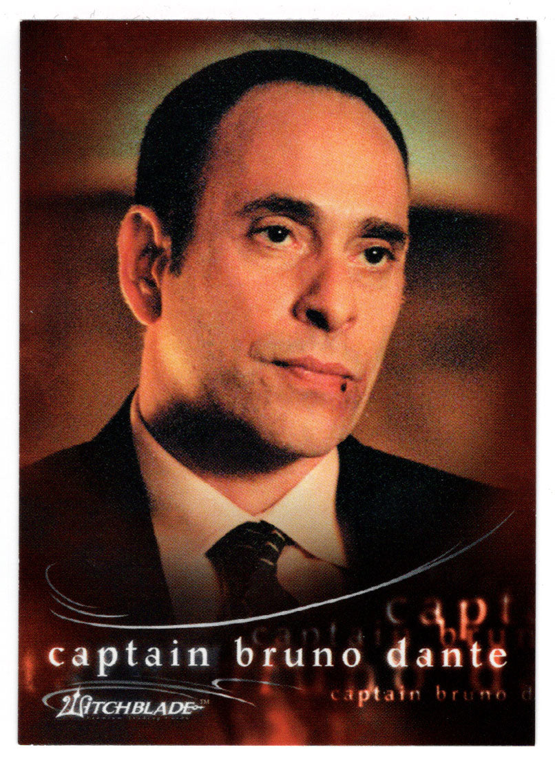 Captain Bruno Dante (Trading Card) Witchblade - Season One - 2002 Inkworks # 7 - Mint