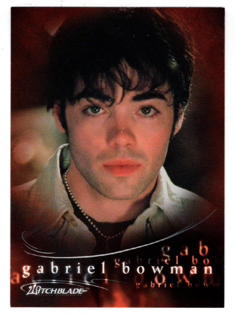 Gabriel Bowman (Trading Card) Witchblade - Season One - 2002 Inkworks # 8 - Mint