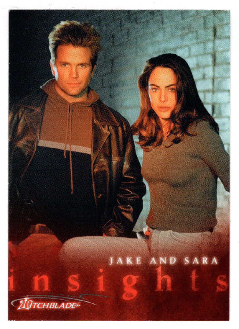 Jake and Sara (Trading Card) Witchblade - Season One - 2002 Inkworks # 65 - Mint
