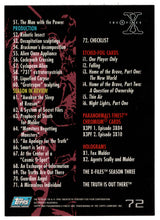 Load image into Gallery viewer, Checklist (Trading Card) X-Files - Season Three - 1996 Topps # 72 - Mint
