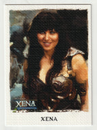 Xena - Puzzle Card - Bottom Middle (Trading Card) Xena Warrior Princess - Art & Images - 2004 Rittenhouse Archives # 8 - Mint