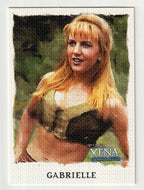 Gabrielle - Puzzle Card - Bottom Left (Trading Card) Xena Warrior Princess - Art & Images - 2004 Rittenhouse Archives # 18 - Mint