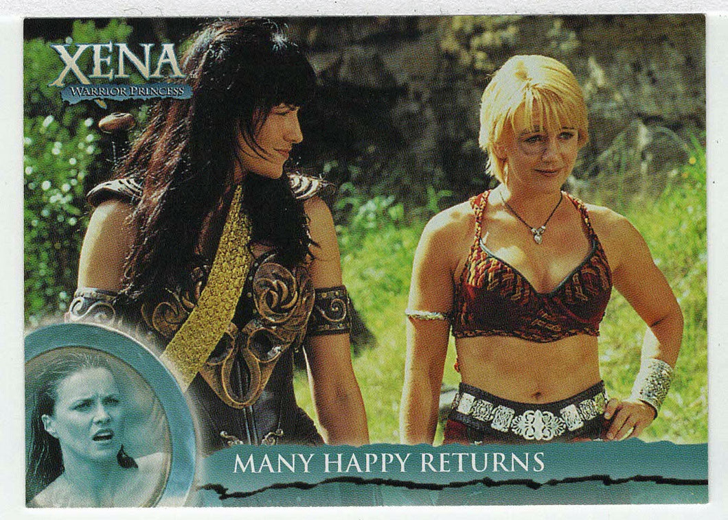 Xena, Gabrielle and Genia Hooked up with Aphro (Trading Card) Xena Warrior Princess Season Six - 2001 Rittenhouse Archives # 59 - Mint
