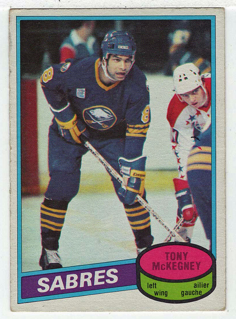 Tony McKegney RC - Buffalo Sabres (NHL Hockey Card) 1980-81 O-Pee-Chee # 144 VG-NM