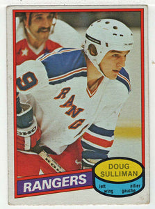 Doug Sulliman RC - New York Rangers (NHL Hockey Card) 1980-81 O-Pee-Chee # 306 VG-NM