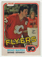 Brad Marsh - Calgary Flames (NHL Hockey Card) 1981-82 O-Pee-Chee # 47 VG