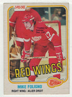 Mike Foligno - Detroit Red Wings (NHL Hockey Card) 1981-82 O-Pee-Chee # 87 VG