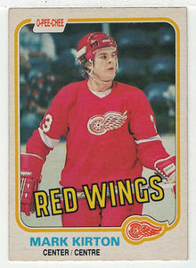 Mark Kirton RC - Detroit Red Wings (NHL Hockey Card) 1981-82 O-Pee-Chee # 90 VG