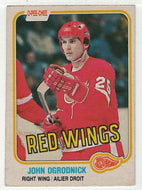 John Ogrodnick - Detroit Red Wings (NHL Hockey Card) 1981-82 O-Pee-Chee # 95 VG