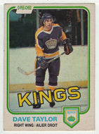 Dave Taylor - Los Angeles Kings (NHL Hockey Card) 1981-82 O-Pee-Chee # 143 VG