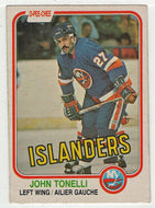 John Tonelli - New York Islanders (NHL Hockey Card) 1981-82 O-Pee-Chee # 218 VG