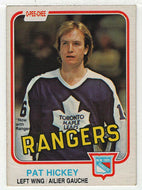 Pat Hickey - Toronto Maple Leafs (NHL Hockey Card) 1981-82 O-Pee-Chee # 318 VG