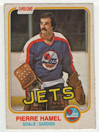 Pierre Hamel - Winnipeg Jets (NHL Hockey Card) 1981-82 O-Pee-Chee # 365 VG