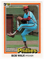 Bob Walk RC - Philadelphia Phillies (MLB Baseball Card) 1981 Donruss # 393 NM/MT