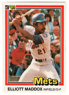 Elliott Maddox - New York Mets (MLB Baseball Card) 1981 Donruss # 397 NM/MT
