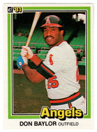 Don Baylor - California Angels (MLB Baseball Card) 1981 Donruss # 413 NM/MT