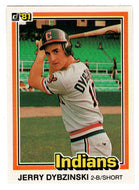 Jerry Dybzinski RC - Cleveland Indians (MLB Baseball Card) 1981 Donruss # 438 NM/MT