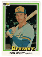 Don Money - Milwaukee Brewers (MLB Baseball Card) 1981 Donruss # 443 NM/MT