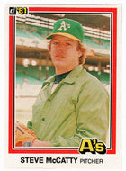 Steve McCatty - Oakland Athletics (MLB Baseball Card) 1981 Donruss # 478 NM/MT