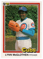 Lynn McGlothen - Chicago Cubs (MLB Baseball Card) 1981 Donruss # 562 NM/MT