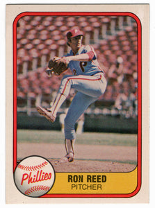 Ron Reed - Philadelphia Phillies (MLB Baseball Card) 1981 Fleer # 11 NM/MT