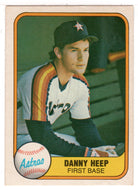 Danny Heep RC - Houston Astros (MLB Baseball Card) 1981 Fleer # 72 NM/MT