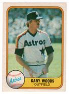 Gary Woods - Houston Astros (MLB Baseball Card) 1981 Fleer # 75 NM/MT