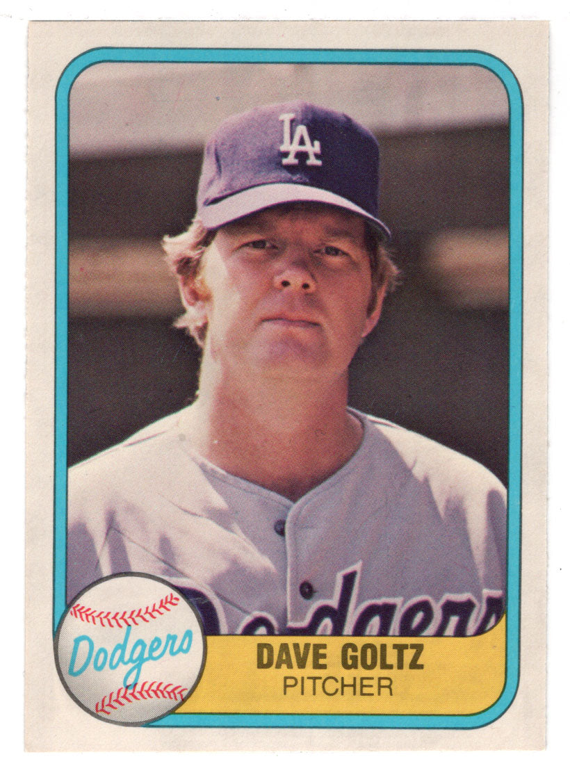 Dave Goltz - Los Angeles Dodgers (MLB Baseball Card) 1981 Fleer # 127 NM/MT